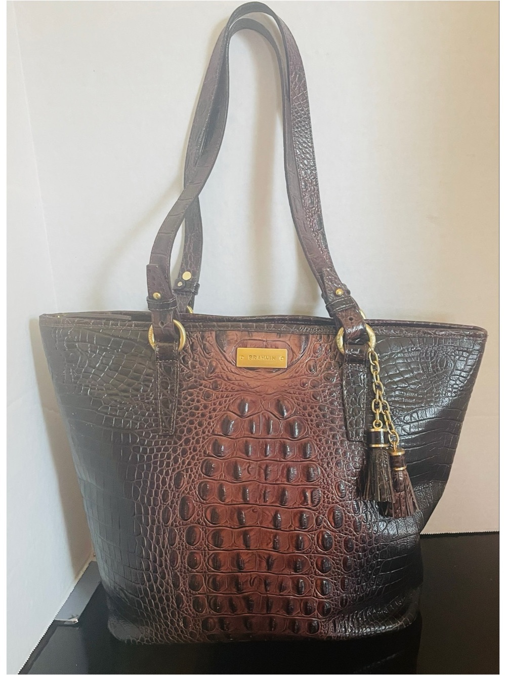 Brahmin Medium Asher Tote - Pecan Melbourne